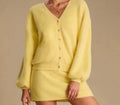 Buttercream Cozy Knit Skirt Set – Lemon